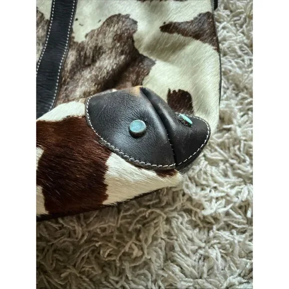 Cavalcanti Cowhide Leather Made in Italy Large tote duffel bag - Picture 5 of 16